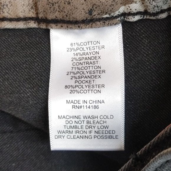 Frye And CO. Women's Black Denim Capri Bootcut Jeans 20W - Picture 4 of 4